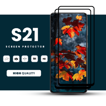 2-pack Samsung Galaxy S21 5g - 9h Härdat Glas - Hd