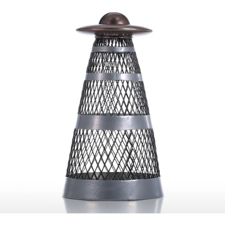 UFO Metallspargris Metallskulptur Sparbössa Spargris Present P