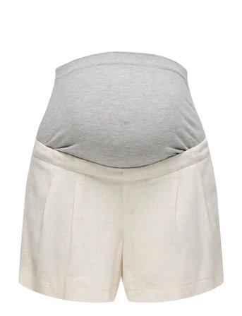 Only Maternity | Olmsiesta Hw Linen Bl Shorts Pnt | L