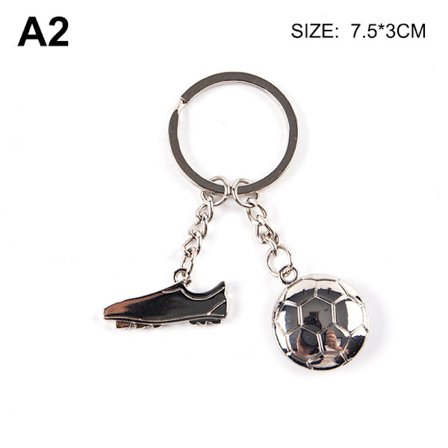 Fotball Metal Nøkkelring Herre Gave Nøkkelring Gull Farge Fotball An