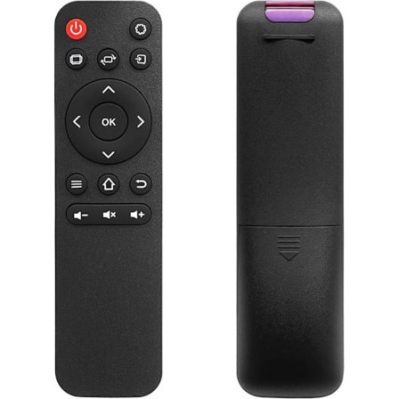 2025 Seneste Model Erstatningsfjernbetjening Kompatibel med HAPPRUN H1 Bærbar Mini Filmprojektor Sort