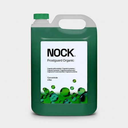 Liquido antigelo organico NOCK Frostguard Organic, per la conservazione di motore, wc e impianto acqua dolce, glicerina, concentrato, verde, 4 litri