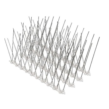 Fuglepigge til duer og småfugle: Holdbare anti-fuglebo pigge til at afskrække fugle, krager, glatte 10 stk (FMY)