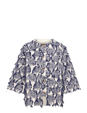 Rue de Tokyo Sun Fil Coupe Flower - Navy - S