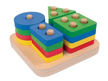 MYPAUZE Geometriska former, matchningsspel - Lyreco - Skola och förskola - Lekmaterial - Förskolelek