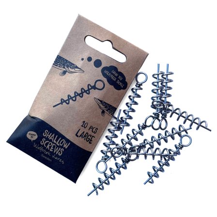 Wolfcreek Lures Shallow Screw - Large 10-pack