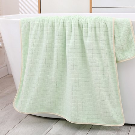 Korallfleece ananas gitter snabbabsorberande badhandduk