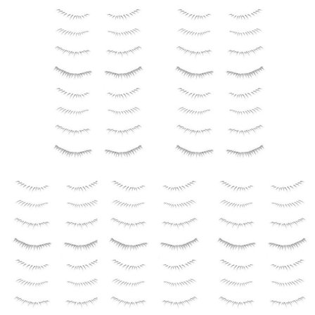 Nedre ögonfrans tatueringsdekaler Ögonfransdekaler B-5SHEET B-5SHEET B-5sheet