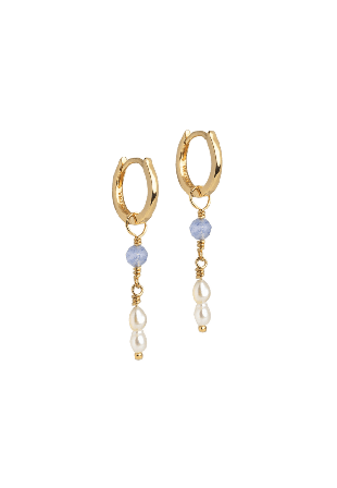 ENAMEL Copenhagen Hoops, Liva Örhängen Dam Guld 29 x 10 mm