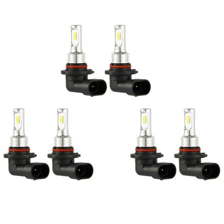 6x 9005 Hb3 LED Hovedlyspærersett Fjernlys 35w 4000lm 6000k Hvit Høy {Db}