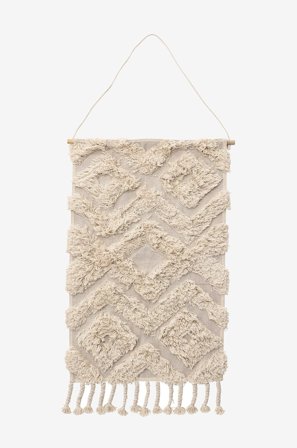 Venture Home - Vægtæppe Hilda - Hvid - Posters & billeder - 50X80 - Fra Homeroom