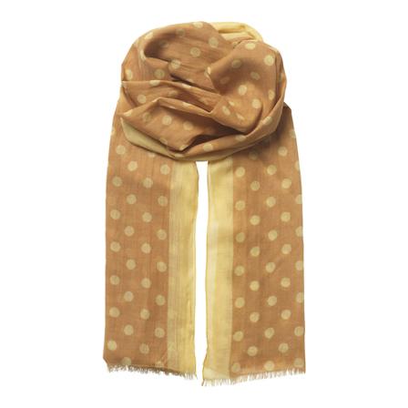 Becksöndergaard, Paloma Dot Scarves 2104762002 Żółty, Kobieta, Rozmiar: ONE Size