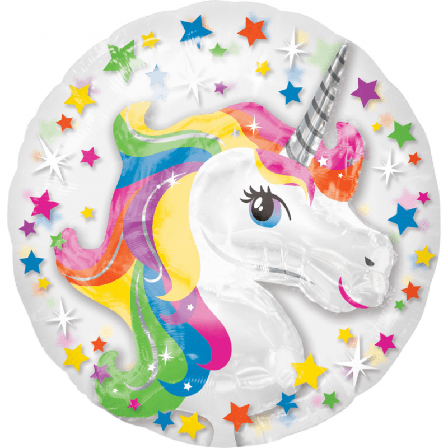 Ballong i ballong Einhorn Rainbow