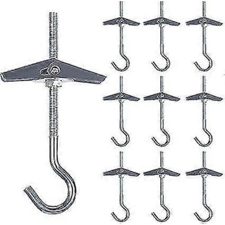 10 kpl Kipsilevy Kattokoukku M5/90mm Chaner Koukku Teräs Kattokiinnike Koukku Kasviankkuri Koukut Kattokoukut Riippuvien Kasvien Plas