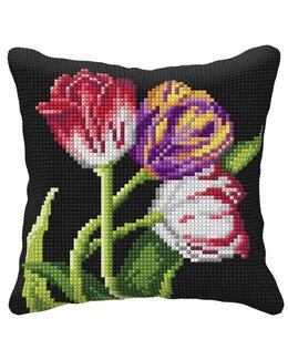 Broderiåakke Pute Tulipaner - Orchidea