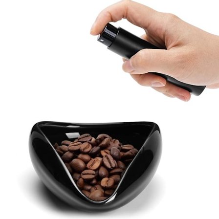 Kaffemålekop - Med sprayflaske - Keramisk kaffebønne målekop - Espresso kop tilbehørssæt - Gave til kaffeelskere