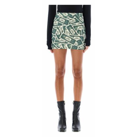 Vetements - Minikjolar - Grön - Dam - Storlek: L, Dam, Storlek: L