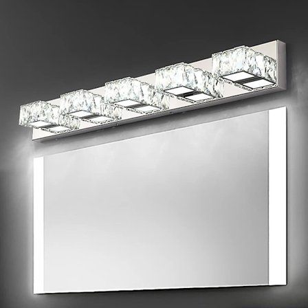 Vanntett Matt LED Moderne Badbelysning Stål Vegglampe