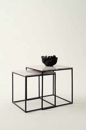 Jotex - Bijzettafel 2-pack Zwart Zwart - MALMA - Koop Sidetables & bijzettafels bij Jotex