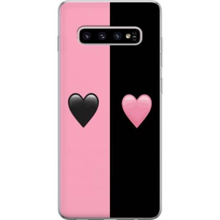 Samsung Galaxy S10+ Gjennomsiktig deksel Hjertene