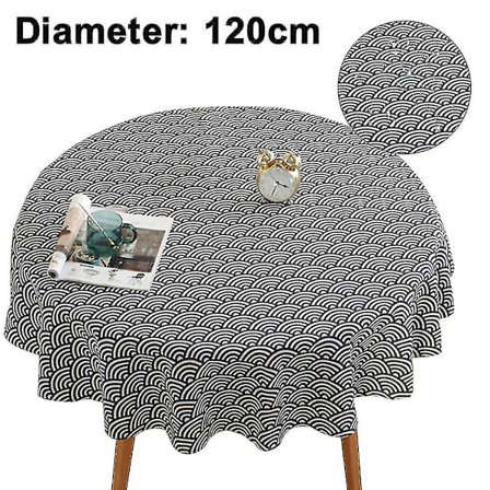 Rund Form Duk Rynkefri Antifading Duker Cover