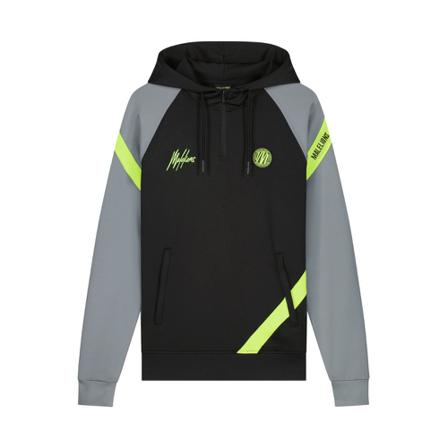 Malelions, Hoodie Zwart, Heren, Maat:L