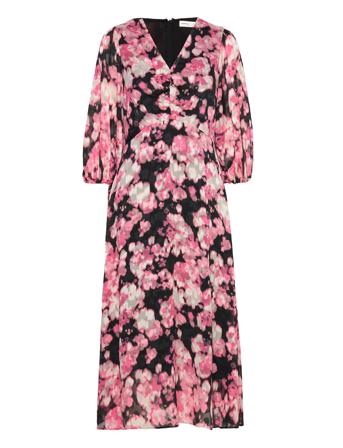 Cisiraiw Dress Knelang Kjole Rosa InWear*Betinget Tilbud