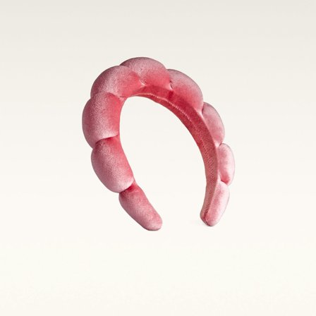 Ecooking Skin Balance Hårbånd - klar til din hudplejerutine, Hot Pink