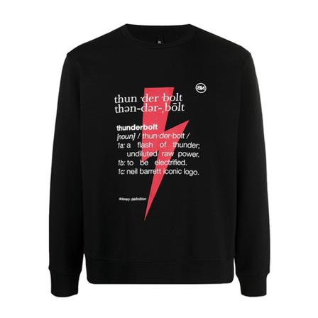 Neil Barrett, Sweater Zwart, Heren, Maat:M