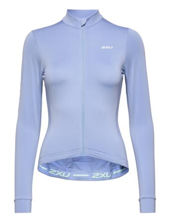 Aero Cycle Long Sleeve Jersey Sweat-shirt Tröja Blå 2XU