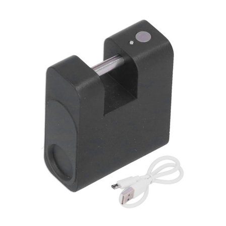 Sormenjälkilukko Varkaudenesto Elektroninen lukko matkalaukkuun Reppuun Laatikkoon Kaappiin 3.7V Ladattava Litiumakku