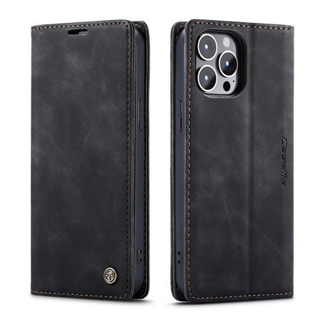 (Samsung A12 5G/M12/F12) CaseMe Retro Nahkainen Lompakkokotelo Korttipaikoilla ja Jalustalla Magneettisella Sulkimella