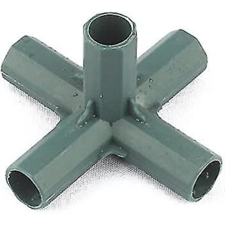 16mm Plast Havegitterforbindelser til Have, Grøntsags Have, Klatreplanter, Markise, Rør, Stang, Forbindelsesled 1stk Grøn