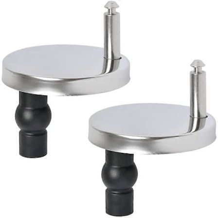 2-pack Toalettsits Övre Fäste Toalettsitsgångjärn Fix Snabbkoppling Övre Fix Blindhålsgångjärn Ersättningstillbehör Förlängning Gummiskruv wi [db]