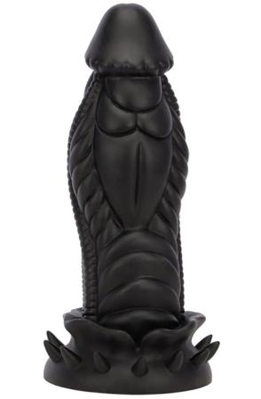 Darksil Allkus Dildo Black 25 cm Dragon Dildo