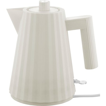 Alessi MDL06 Plissé elkedel 1 liter, hvid | KitchenOne