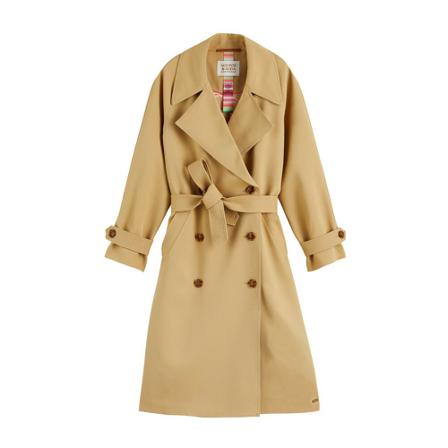 Scotch & Soda, Coats Beige, Heren, Maat:M