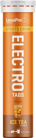 LinusPro Nutrition Elektrolyt Tabs Ice Tea 12 stk, Sport & Velvære, Protein & Energi, Elektrolytter