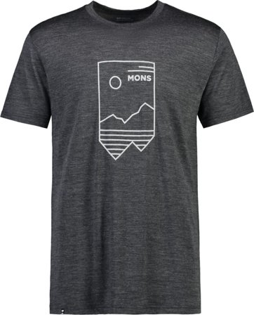 Mons Royale Men's Zephyr Merino Cool T-Shirt Men short-sleeved sweaters Grey S
