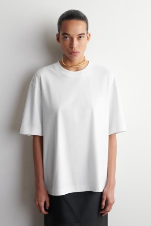 COS Women's Oversized T-Shirt in White