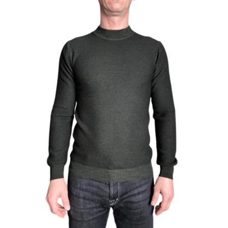 Paolo Pecora Cheminé collar sweater Grøn, Herre