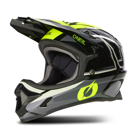 O'Neal Sonus Split V.23 Downhill MTB-Hjälm Svart/Gul XS