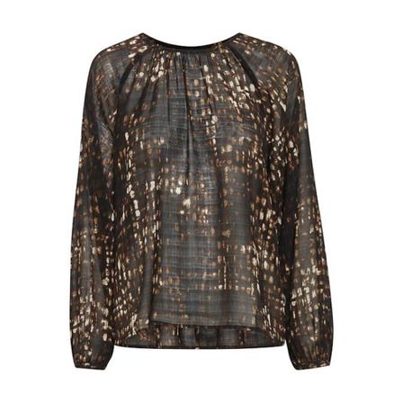 Ichi, Blouses Bruin, Dames, Maat:S