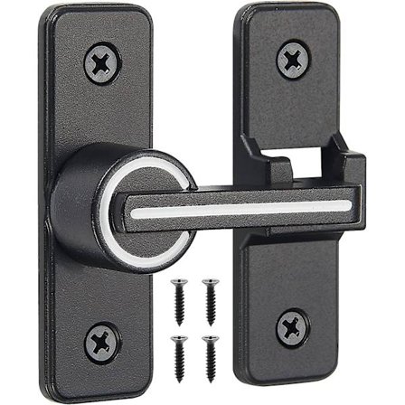 Låsebeslag til låger til hjemmets sikkerhed, 180 graders kraftige låse til porte, vippebeslag, sikkerhedsdørbolt, låsebeslag til låger til lader
