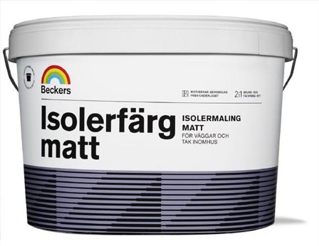Beckers Isolerfärg, 710017248 helmatt, 10L, Vit, Färg & tapeter