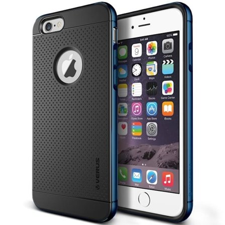 Verus Iron Shield Aluminum Metal Frame Skal till Apple iPhone 6(S) Plus (Blå)