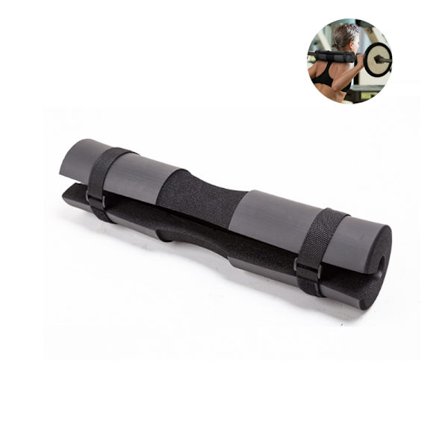 REEHUT Skivstångsdyna Squat Pad med Kardborreband Skivstång Nackdyna Knäböj & Höftlyft Dyna Tight Portabel Halkfri för Axlar, Nacke, Rygg och