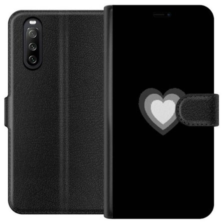 Yhteensopiva Lompakkokotelo Sony Sony Xperia 10 III Soft Glow Heart