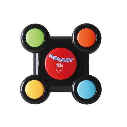 Minnespill Hjernegymnastikk Puslespill Håndholdte Spill med Lys & Lyd, Elektronisk Sekvens Husk Utfordring Gjenta Spill