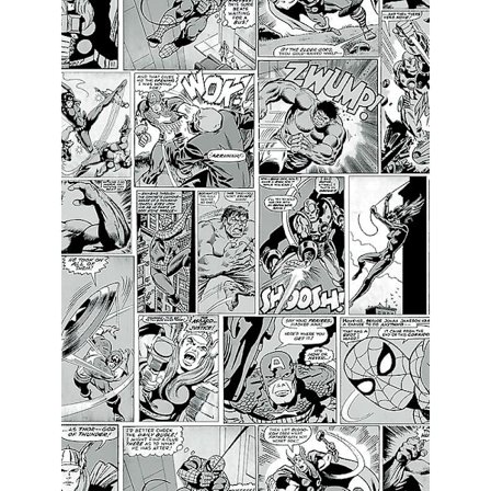 Sarjakuvatapetti Mustavalkoinen Muriva 159502 (FMY)